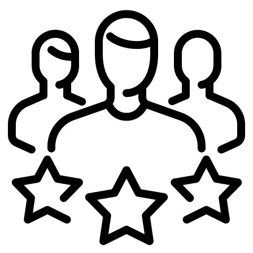 Symbol für Kundenfeedback.