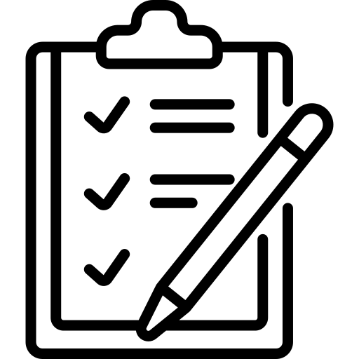 Symbol für Aufgabe: Zeigt eine zu erledigende Aufgabe.