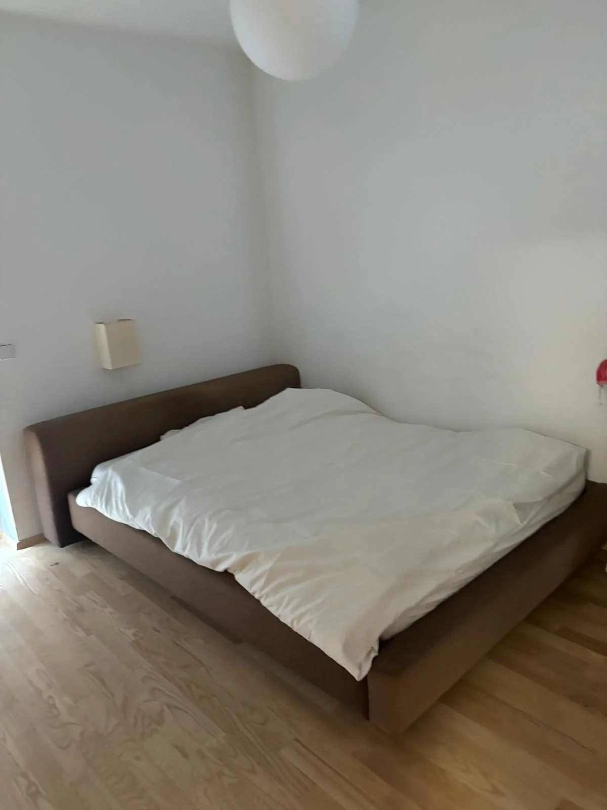 Schlafzimmer nach der Räumung