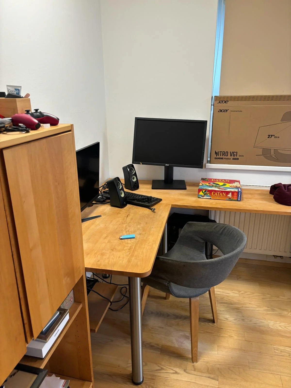 Arbeitszimmer nach der Räumung